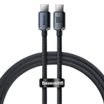Baseus cable Crystal Shine USB-C - USB-C 1,2 m 100W black  CAJY000601