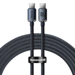 Baseus cable Crystal Shine USB-C - USB-C 2,0 m 100W black  CAJY000701