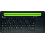 Keyboard MediaRange Rechargeable Wireless Multi Device Bluetooth  with 78 keys, touchpad & T  MROS13